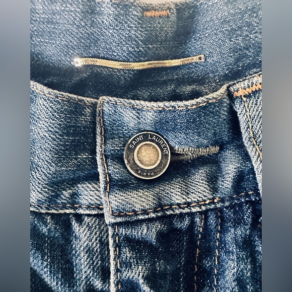 Saint Laurent high waisted cropped 70’s style jeans size 26 - Picture 3 of 11